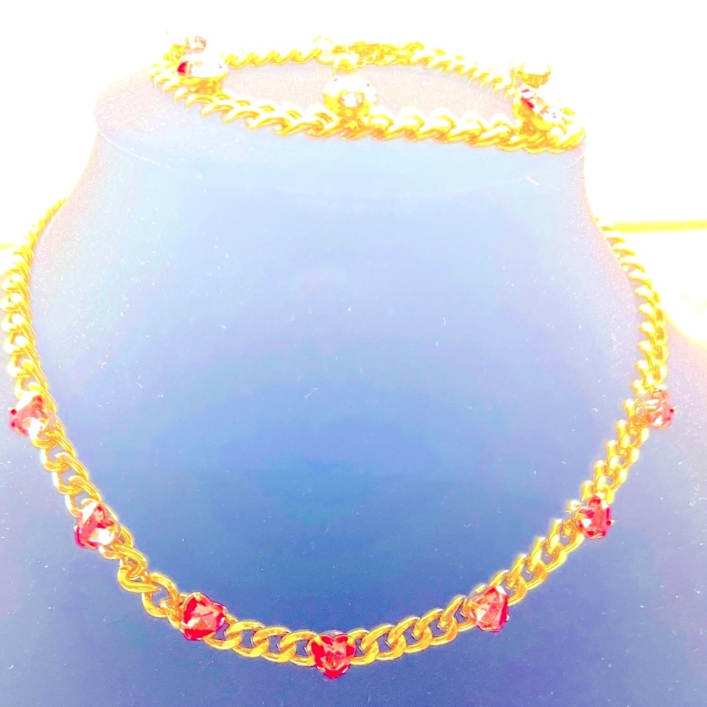 New NWT Steve Madden Gold Necklace and Bracelet Bundle